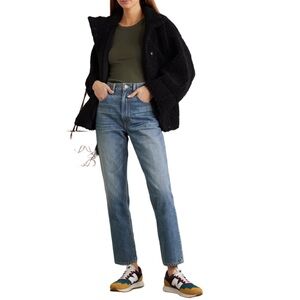 SLVRLAKE Sierra High-Rise Straight Leg Blue Jeans. Tucson Wash. Size 28.